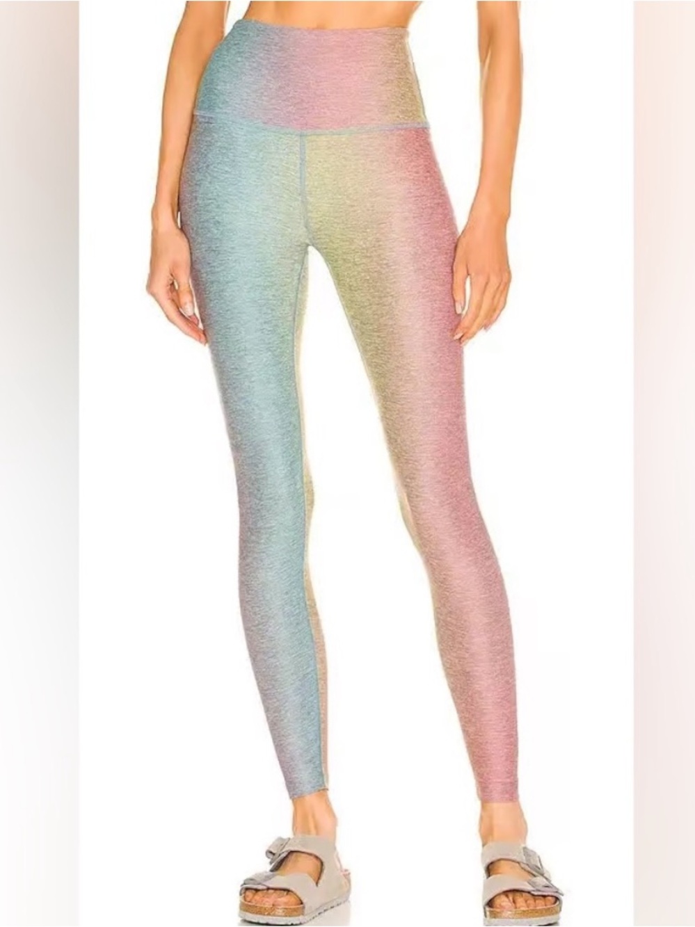 Beyond Yoga Nebula Caught In The Midi High Waisted Legging Pastel Womens Small